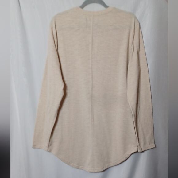 PACSUN Women's Beige Crew Neck Long Sleeve Sweatshirt.  L - Picture 6 of 10